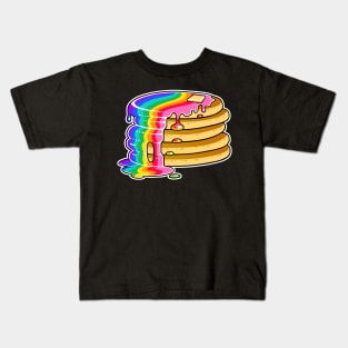 Gilbert Baker Pride Flag Pancakes LGBT Kids T-Shirt